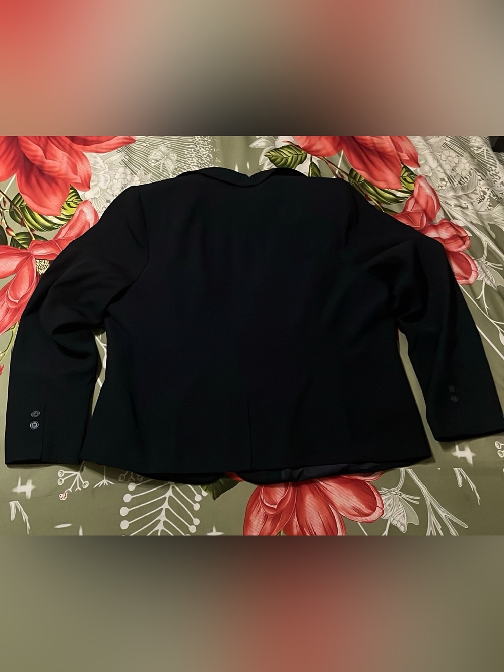 Lane Bryant Size 20 Black Single Button Blazer Jacket - Picture 6 of 7